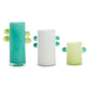 Colored Hand Blown Glass Vases