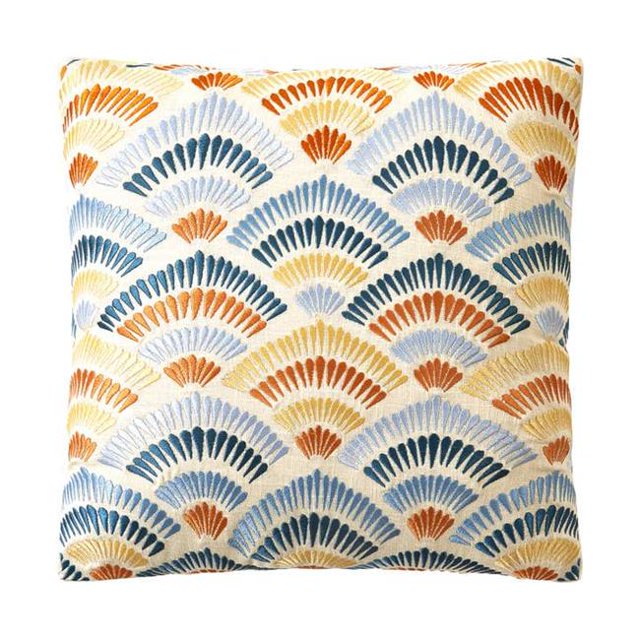 Pasadena Terracotta Embroidered Pillow