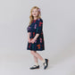 Brooke Dress - Multicolor Bow Applique