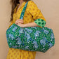Tiger Queen Quilted Duffle Bag