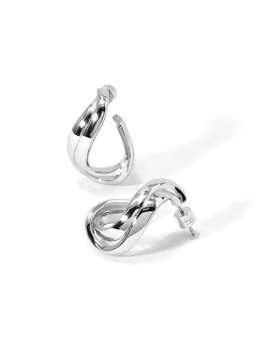 Twisted Open Hoop Earrings