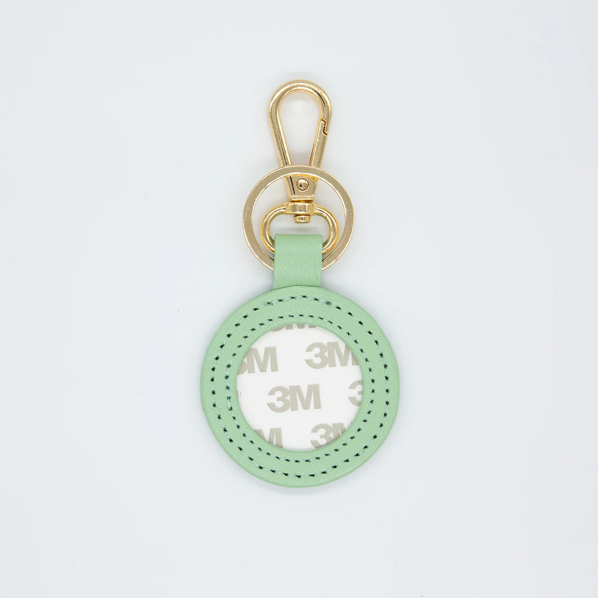 Leather Needlepoint Key FOB