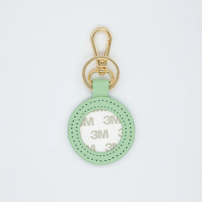 Leather Needlepoint Key FOB