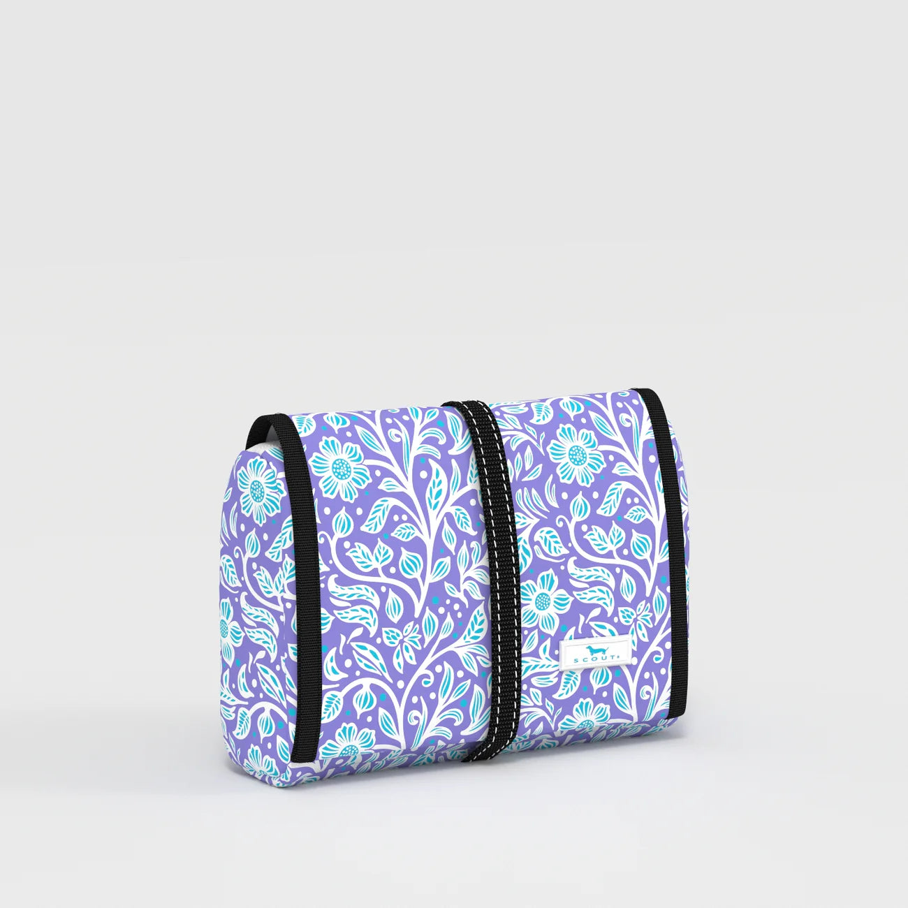 Floral patterned bag on a white background