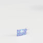 Small pouch with floral pattern on a white background
