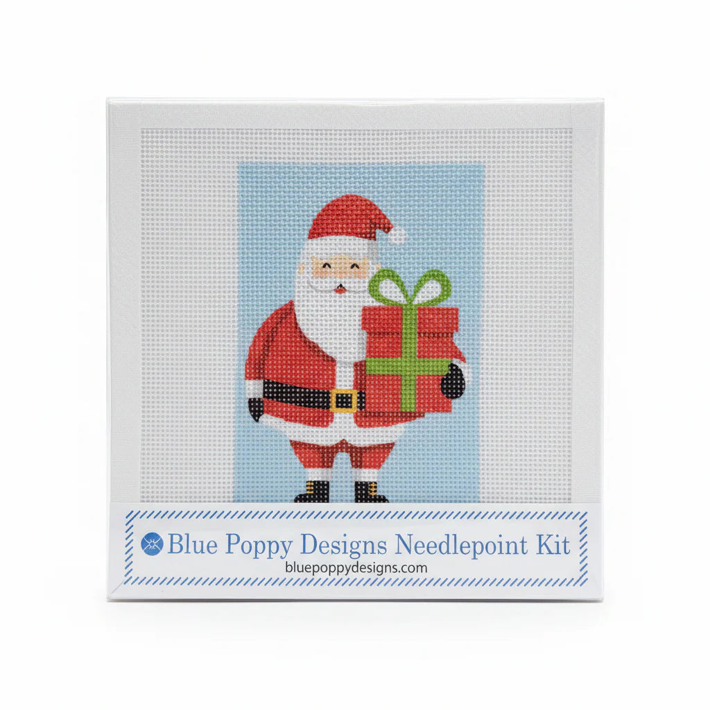 Blue Poppy Needlepoint Kit