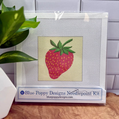 Blue Poppy Needlepoint Kit