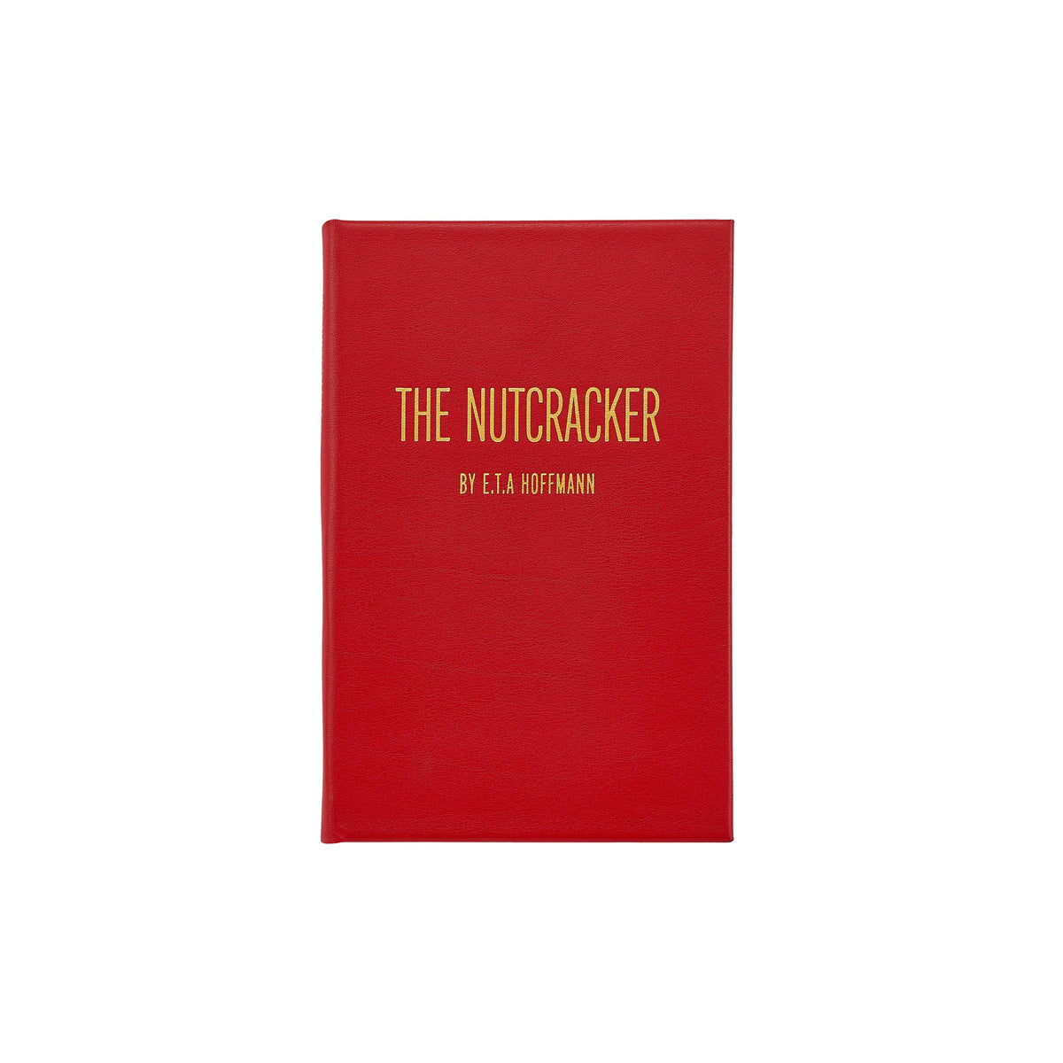 A red hardcover book titled 'THE NUTCRACKER' by C.T.