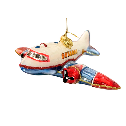 Huras Family North Pole Airlines Christmas Ornament 