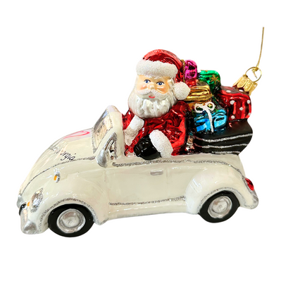 Santa Loves a 229 Convertible Ornament