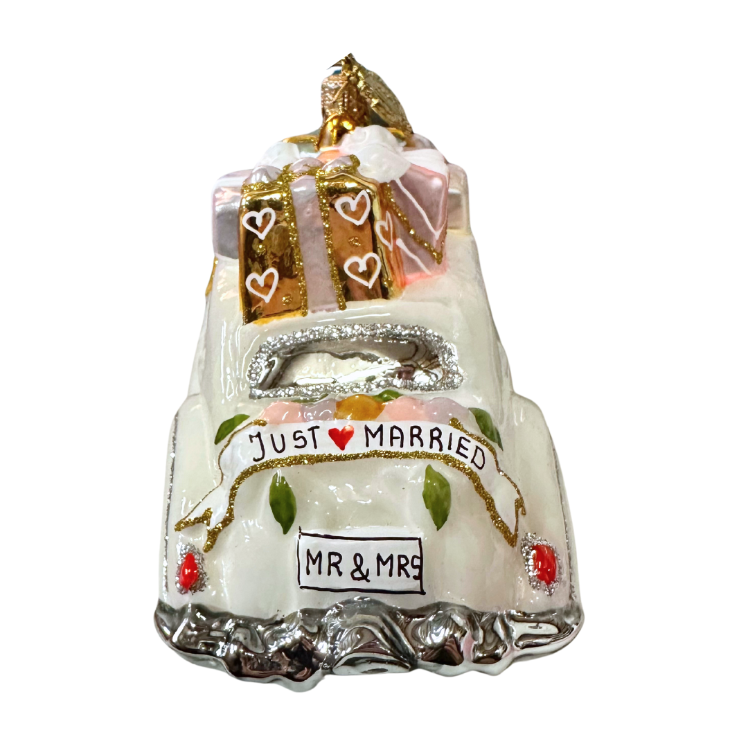 Huras Family Poland Wedding Car Christmas Ornament 