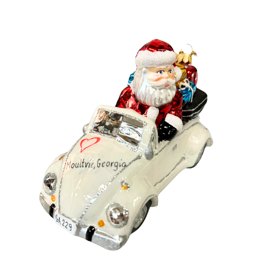Santa Loves a 229 Convertible Ornament