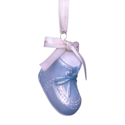 Baby's First Christmas Bootie Ornament