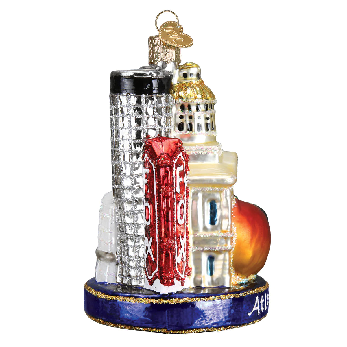 Old World Christmas Atlanta Georgia glass ornament 