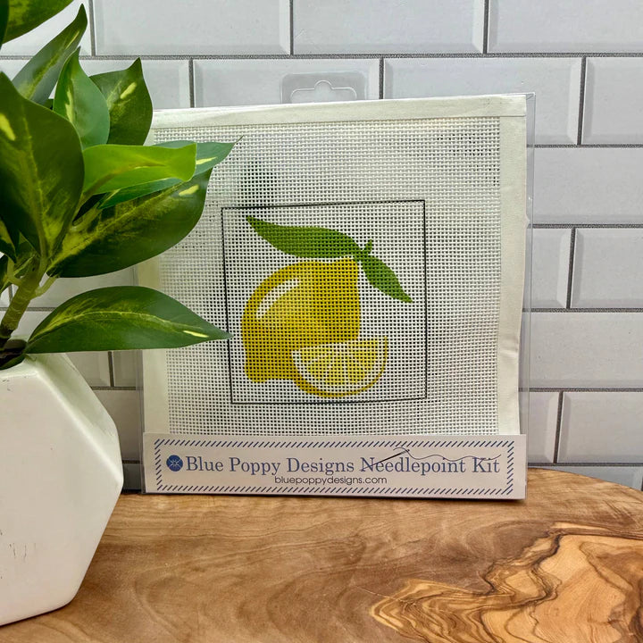 Blue Poppy Needlepoint Kit