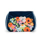 Bag Cover Embroidered Velvet Bouquet Bliss