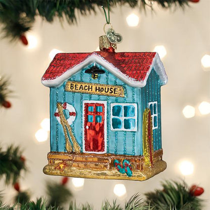 Old World Christmas Beach House Ornament 