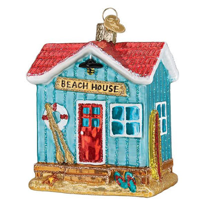 Old World Christmas Beach House Ornament 