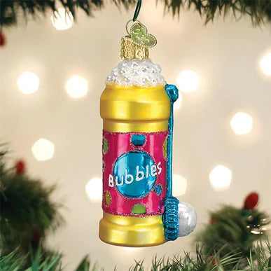Old World Christmas Bubbles glass ornament 