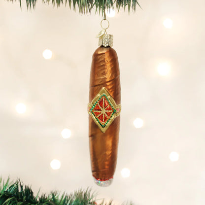 Old World Christmas Cigar ornament 