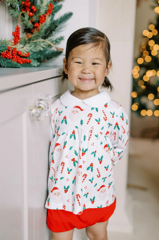 The Proper Peony Children's Christmas outfit toddler girl set 