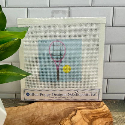 Blue Poppy Needlepoint Kit