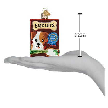 Old World Christmas Doggy Treats ornament dimensions 