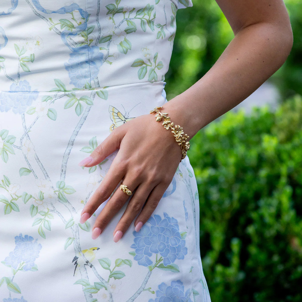 Meadow Bouquet Link Bracelet 7"+2"