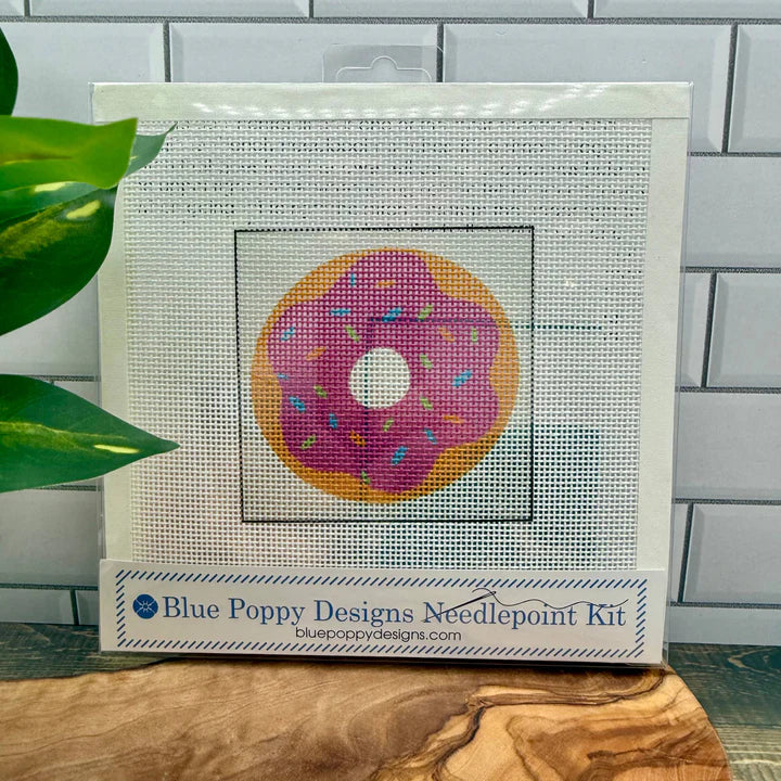 Blue Poppy Needlepoint Kit