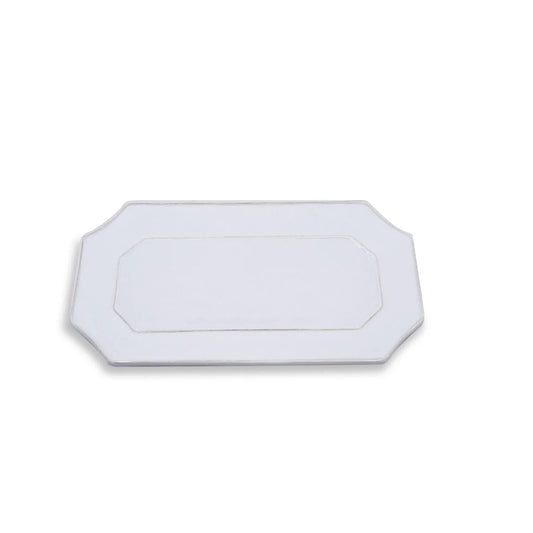 Charleston Long Rectangle Platter White