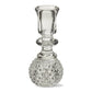 Hobnail Tealight Taper Holder Clear