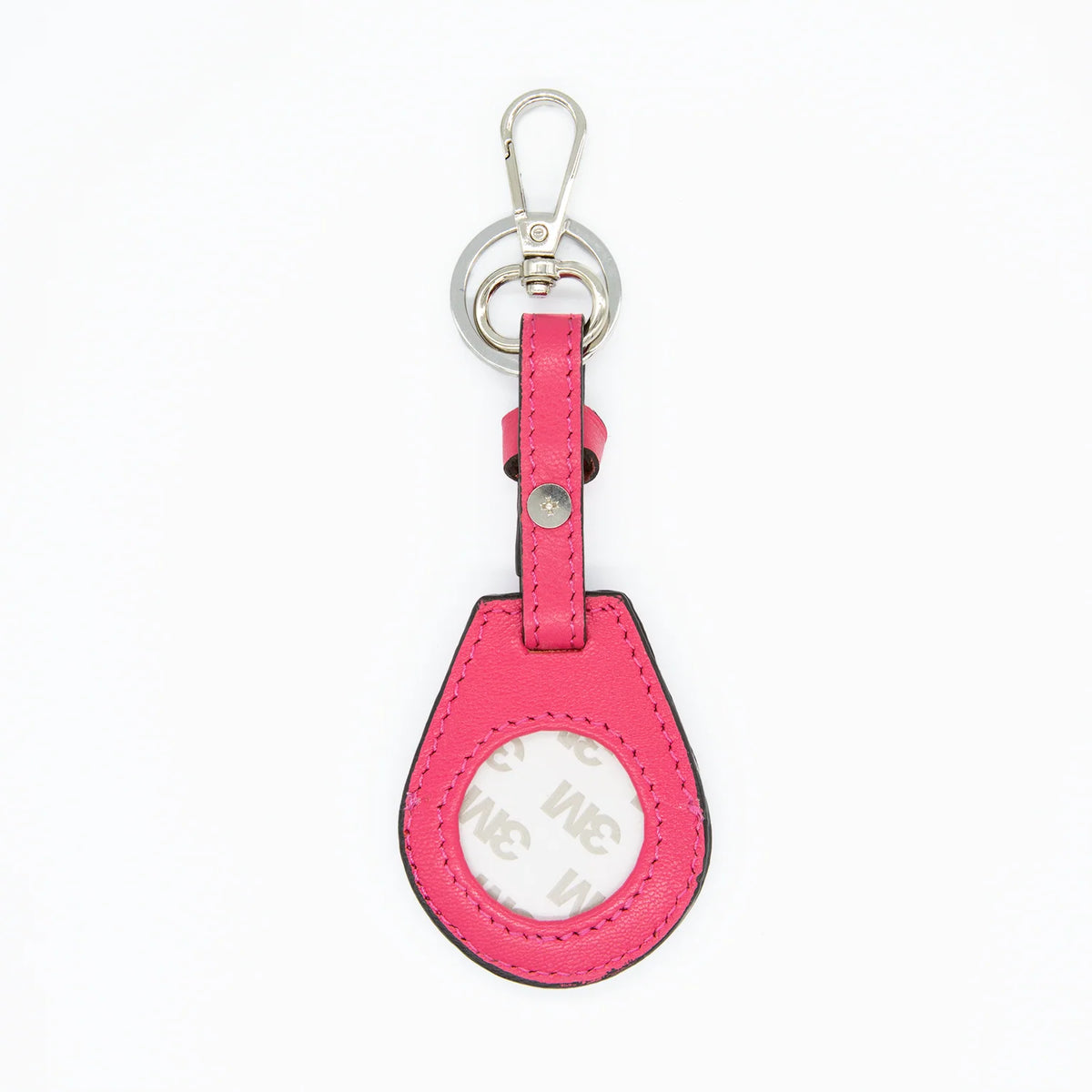 Pink air tag key chain