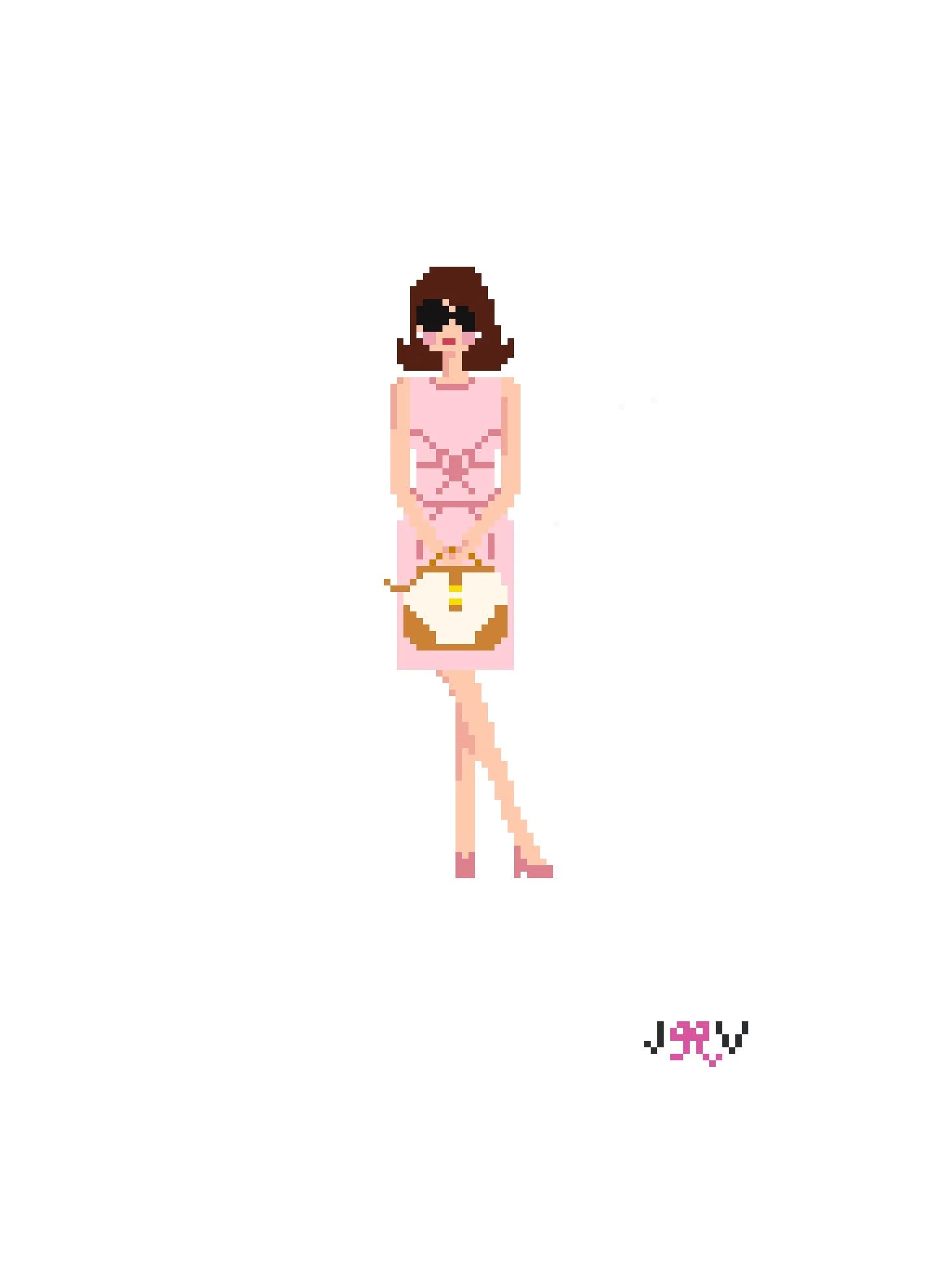 Jackie O Needlepoint Canvas