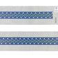 Two horizontal stripes with floral patterns on a gray background, featuring K&N branding.