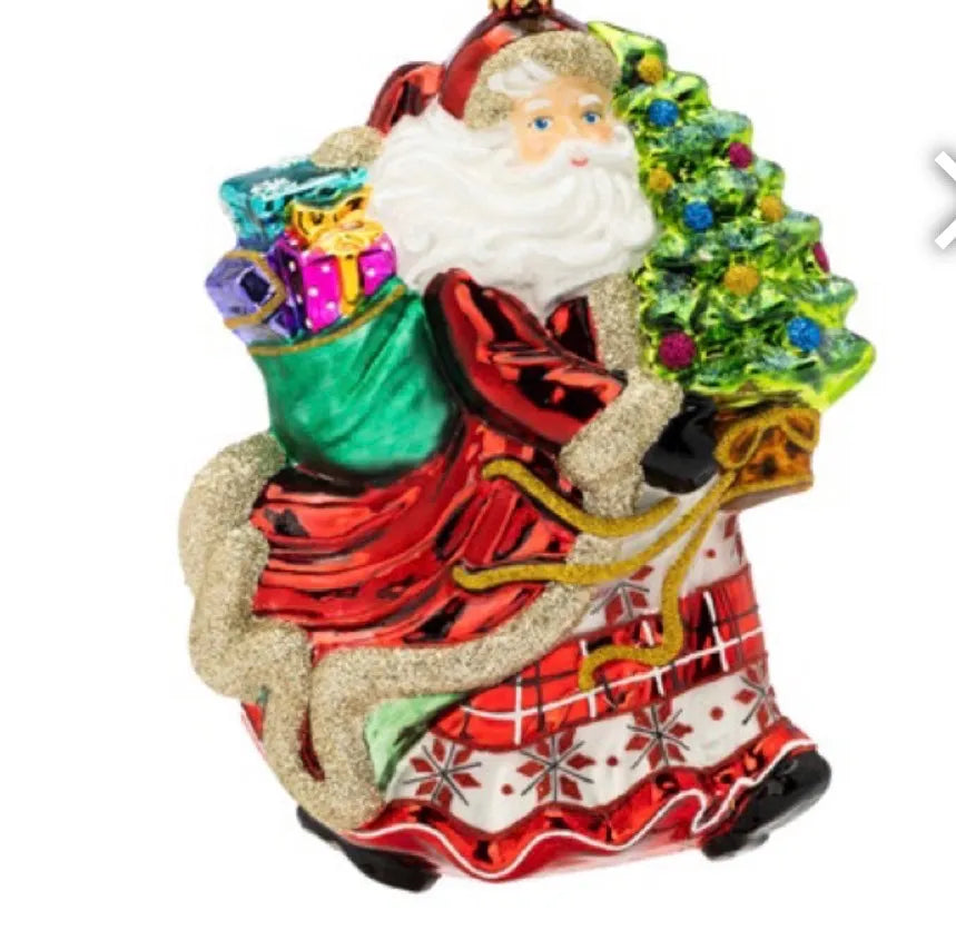 Run, Santa, Run! Ornament