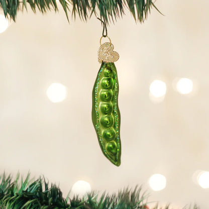 Old World Christmas Peapod glass ornament 