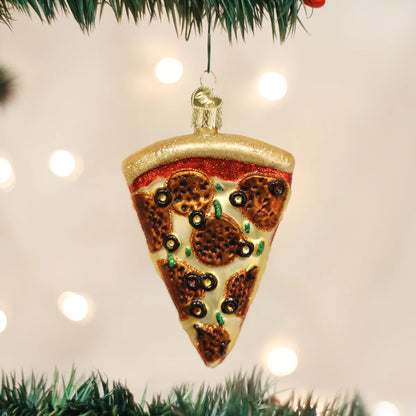 Old World Christmas Pizza Slice Ornament 