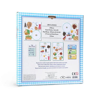 eeboo Pretend Play Diner Props for make believe for kids