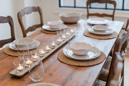 Relish Today's Everyday Scalloped Dinner Plate Cream color melamine