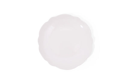 Relish Today's Everyday Scalloped Dinner Plate Cream color melamine