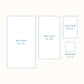 Diagram showing sizes of bath sheet, bath towel, hand towel, and washcloths with dimensions labeled.