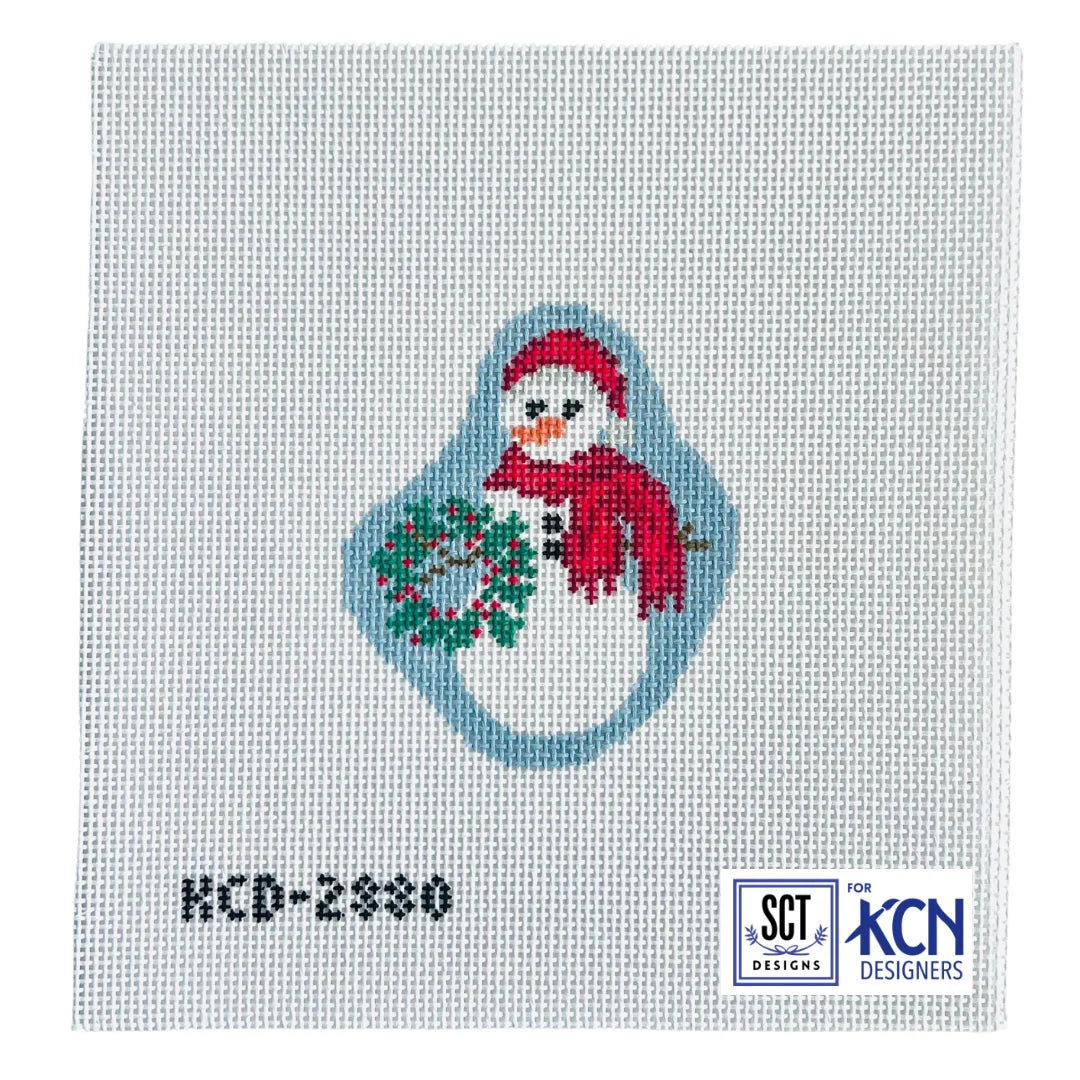 Holiday Snowman Canvas