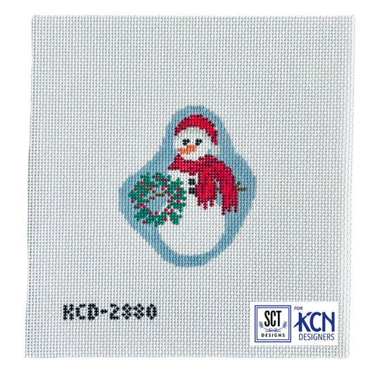Holiday Snowman Canvas