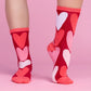 Socks Hearts Pink