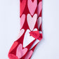 Socks Hearts Pink