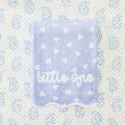 Blue Hearts Bath Towel