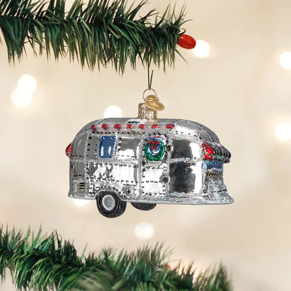 Old World Christmas Vintage Trailer Ornament 