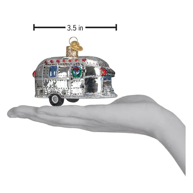 Old World Christmas Vintage Trailer Ornament dimensions 