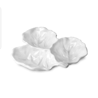 Beatriz Ball Vida Lettuce Triple Dip white melamine