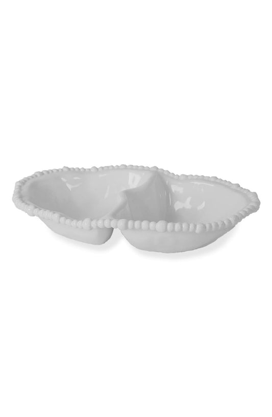 Beatriz Ball Vida Alegria Double Dip White bowl melamine